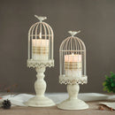 mini birdcage candle holders
