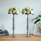 metal stand centerpieces