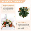 NUPTIO Terracotta Flower Ball Centerpieces: Floral Arrangements for Fall