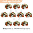 NUPTIO Terracotta Flower Ball Centerpieces: Floral Arrangements for Fall