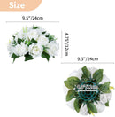 NUPTIO White Flower Centerpieces for Wedding Tables, Artificial Flower Ball | 10 Pcs 9.5 inch, Fake Floral Rose Arrangement for Birthday Party,... image 6