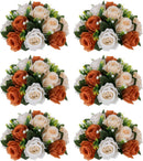 NUPTIO Terracotta Flower Ball Centerpieces: Floral Arrangements for Fall
