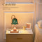 Candle Warmer Lamp with Timer : Flower Candle Warmer with 2 Bulbs Green Height Adjustable