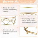 NUPTIO Gold Cake Display Stand: Wedding Cupcake Stands 9.84in Diameter Metal Round Dessert Afternoon Tea Cup Cakes Pastry Candy Tray