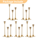 Nuptio Gold Candlestick Holders Set of 15/30 for Wedding Party Table Centerpiece