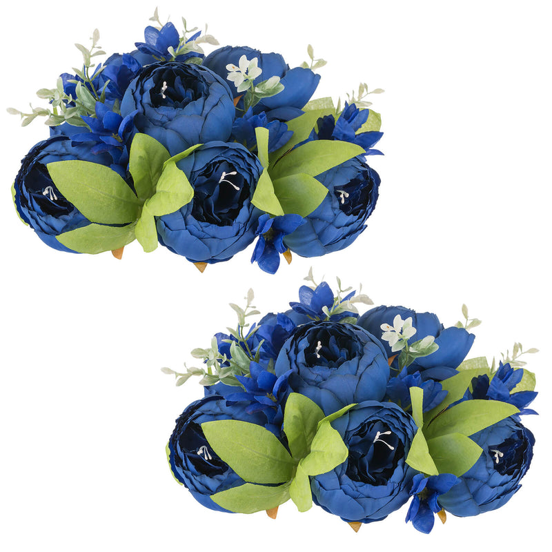NUPTIO Flowers for Centerpieces: 2 Pcs 9.4 inch Diam Artificial Peony Flower Balls for Centerpieces