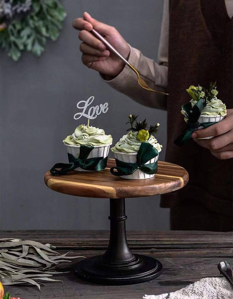 wood cupcake stand