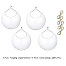 4Pcs/set Hanging Glass Globes Terrarium Succulents Orbs for Home Party Wedding Garden DIY Design