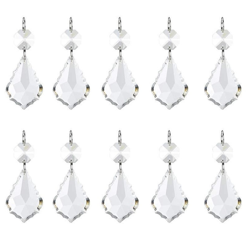 10Pcs/20Pcs Crystal Beads Drop Pendants Chandelier Curtain Lamp Chain