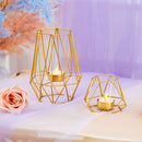 gold tealight candle holder