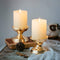 gold pillar candle holders for tables