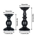 size of pillar candle holders