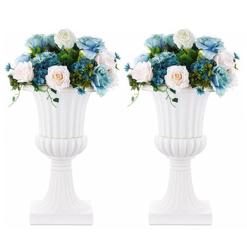 plastic outdoor plant stands 10Pcs Plastic Pedestal Trophy Planter, 10