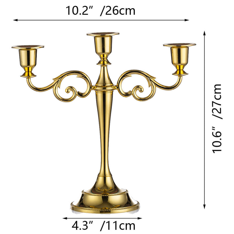 gold candelabra