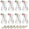 8Pcs/12Pcs 3.5inch Angel Shape Hanging Glass Vase