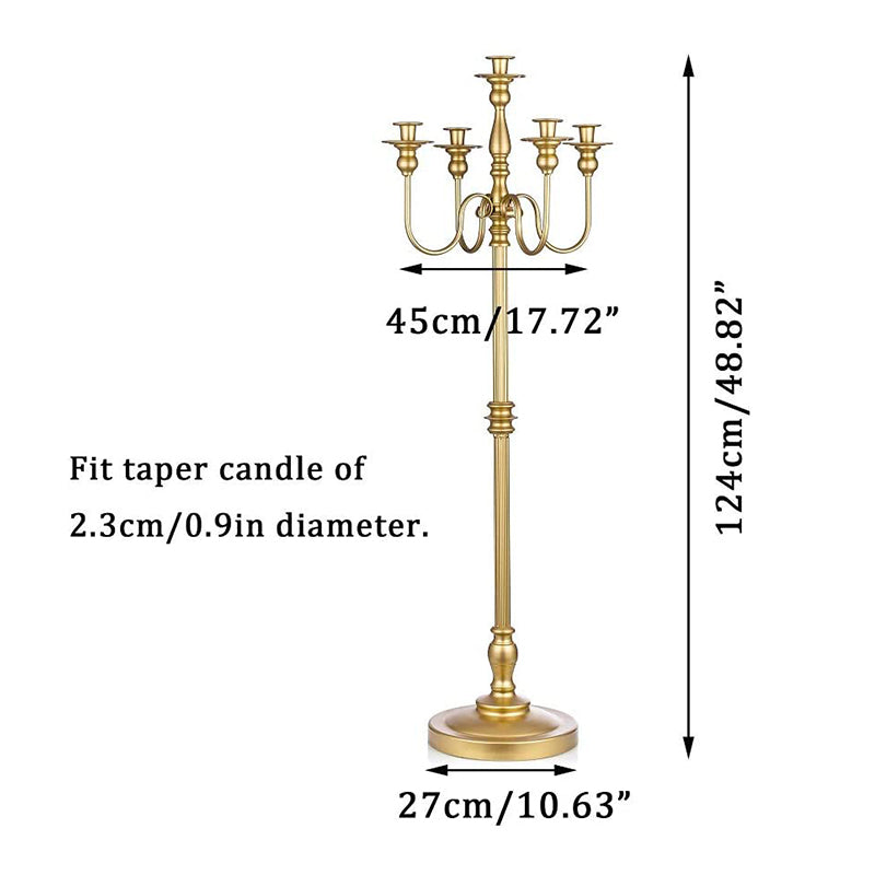 Candlestick candelabra floor for home decoration