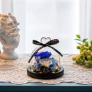Preserved Real Rose Eternal Rose in Glass Dome for Anniversary
