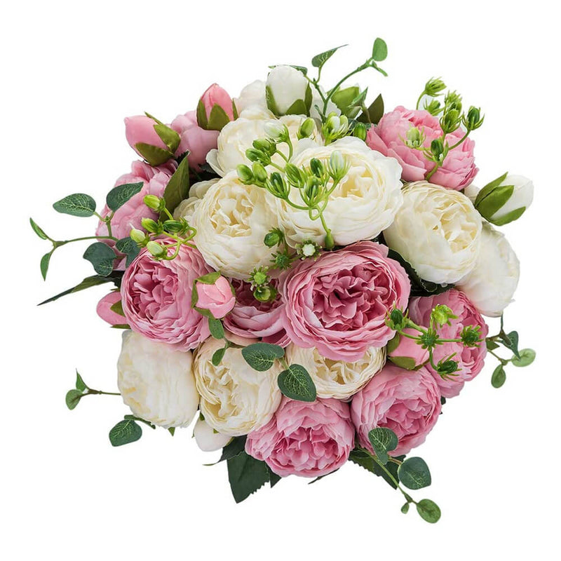 Pack of 4 Fake Flower Ball Arrangement Bouquet Ball for Wedding Centerpiece