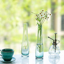 green glass vase