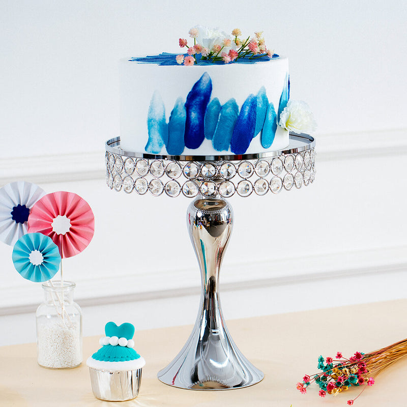 Metal Cake Display Stand with Mirror Top Plate