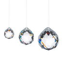10Pcs/20Pcs Crystal Pendant Prism Faceted Chandelier Ball For Home Wedding Decor