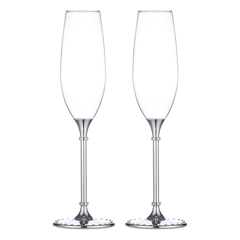 2Pcs/Set Creative Champagne Flutes Toasting Cups Gift for Couples