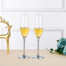 mr and mrs champagne glasses