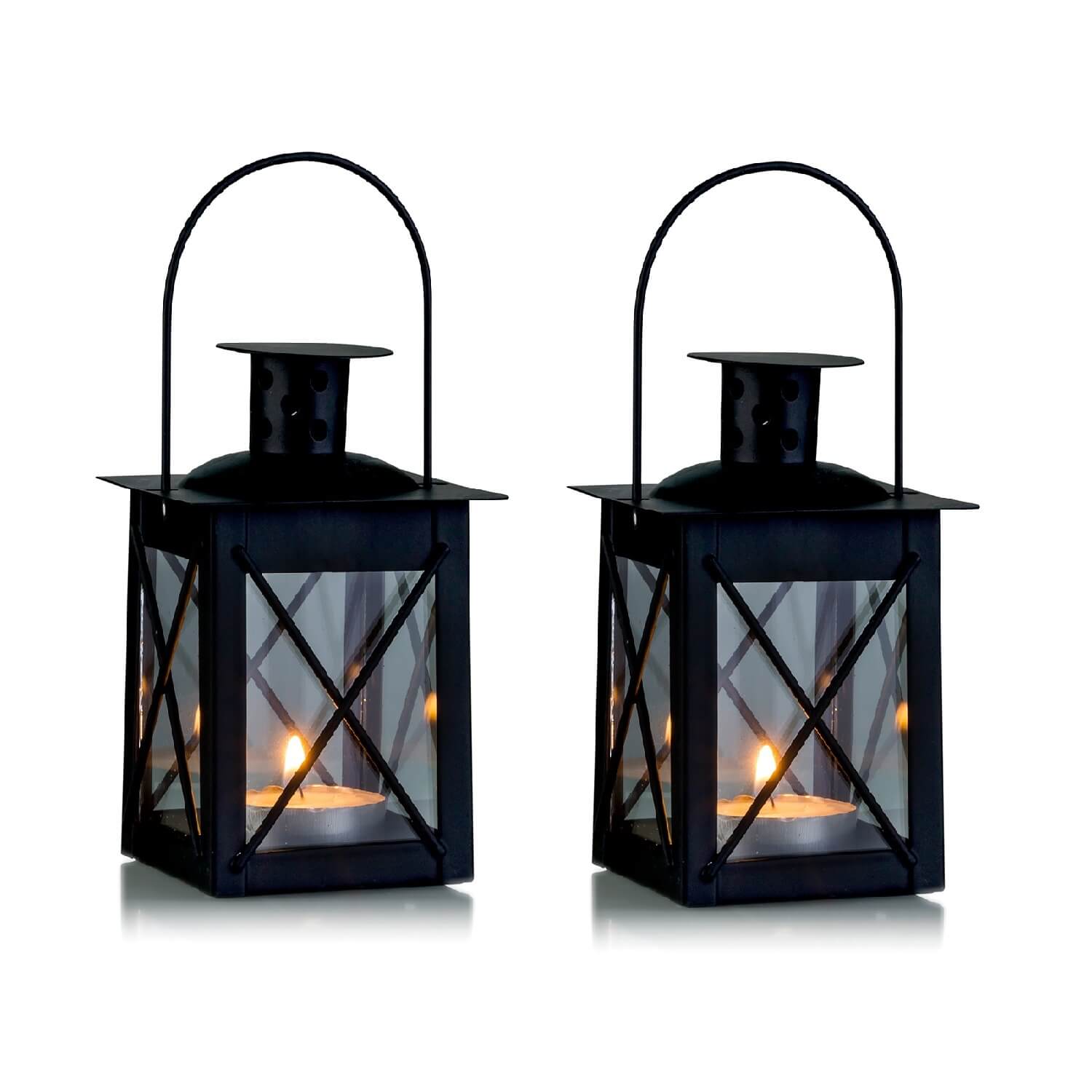NUPTIO Decorative Candle Lanterns Gold: 3 Set Of Tiered Metal Birdcage Lantern