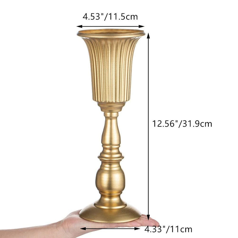 Metal Trumpet Vase Size