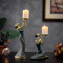 resin women statue candle holders