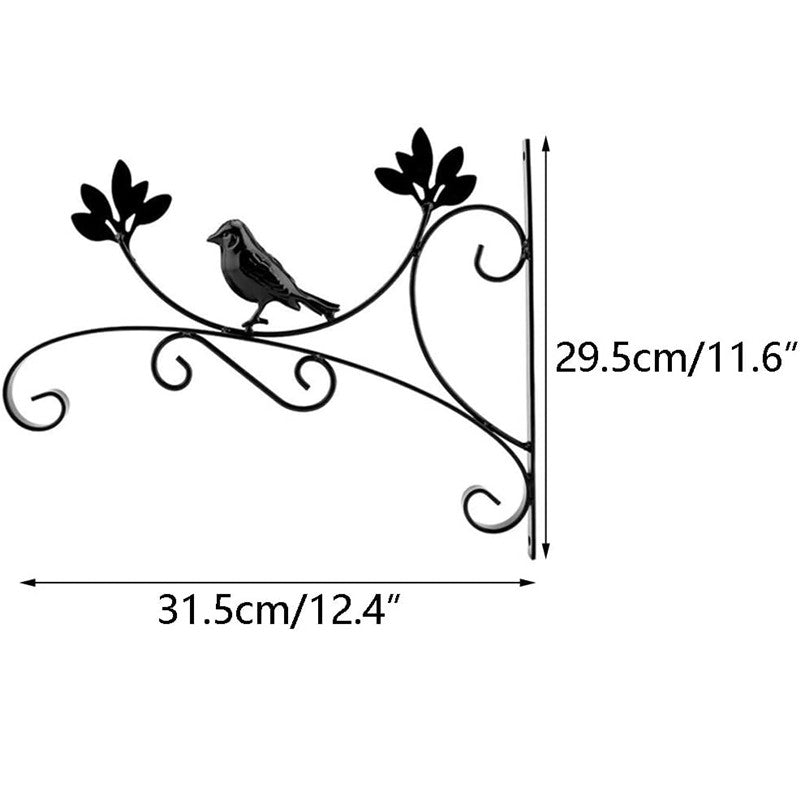 plant hooks for hanging baskets 2Pcs/set Hanging Basket Brackets, Wall Planter Hooks for Flower Pot Bird Feeder Wind Lanterns