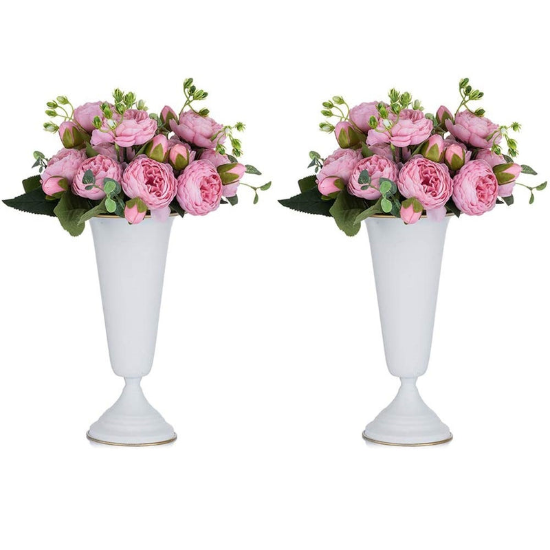 White Wedding Centerpieces Vase