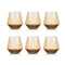 2Pcs/6Pcs Whiskey Glasses Tilted Old Fashioned Glasses Modern Simplicity Style for Home Bar