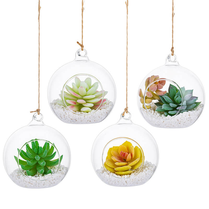 hanging glass globes